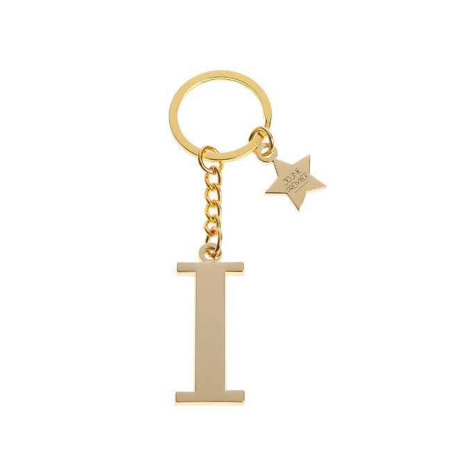 Keychain Letter Gold - I