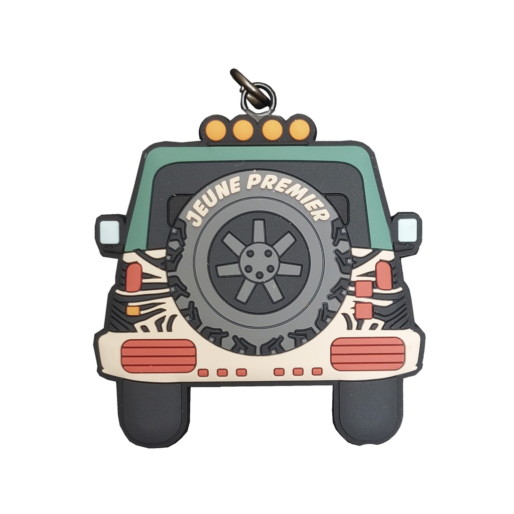Keychain Charm - Jungle Jeep