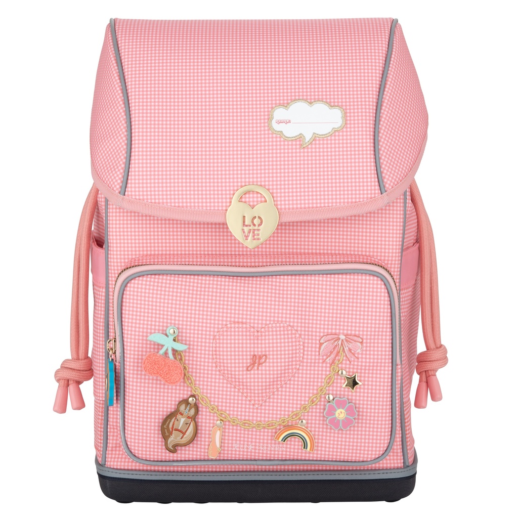 Ergonomic School Backpack - Vichy Love Pink