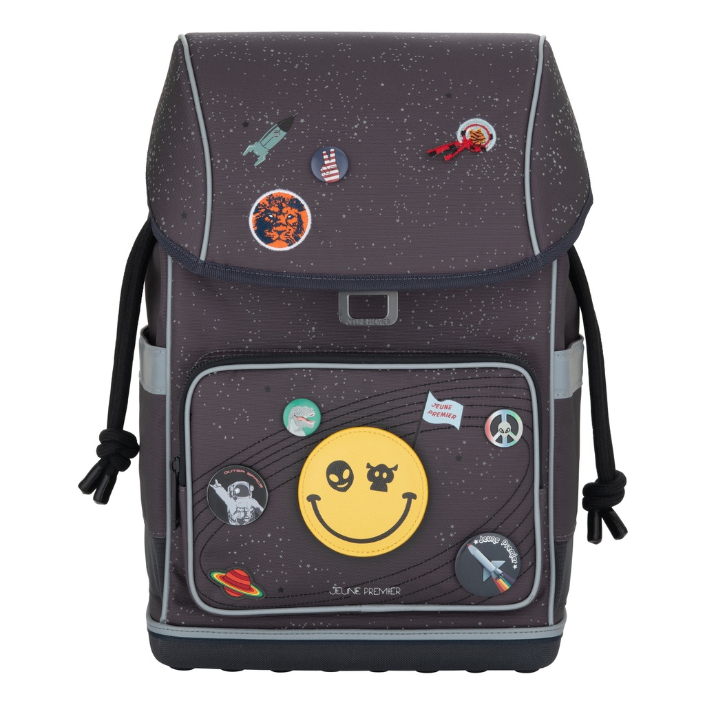 Ergonomic School Backpack - Space Invaders