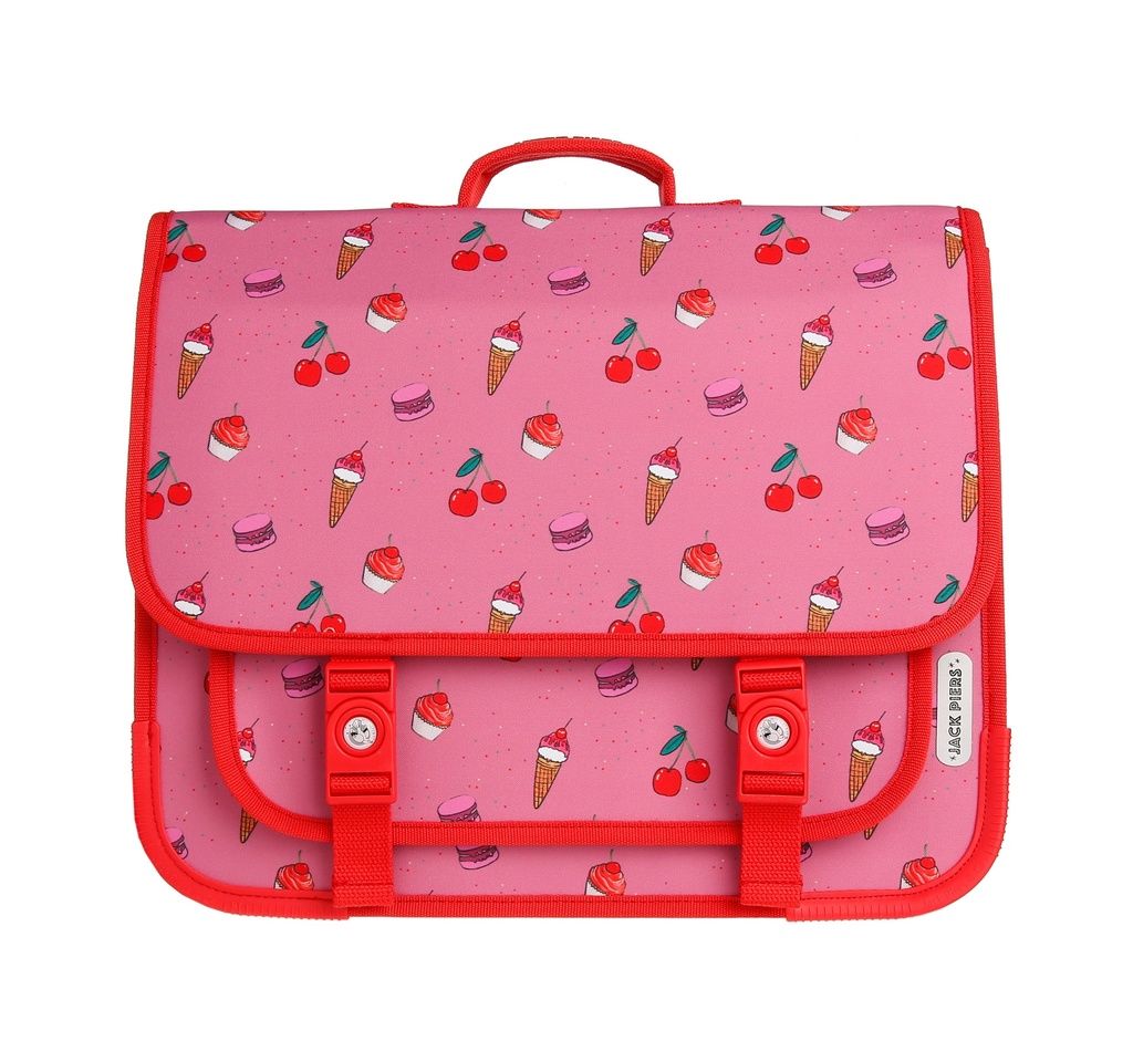 Schoolbag Paris Large Cherry Pop