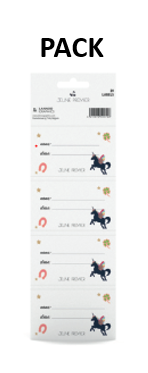 Name labels PACK - Unicorn Universe (12 x 20 labels)