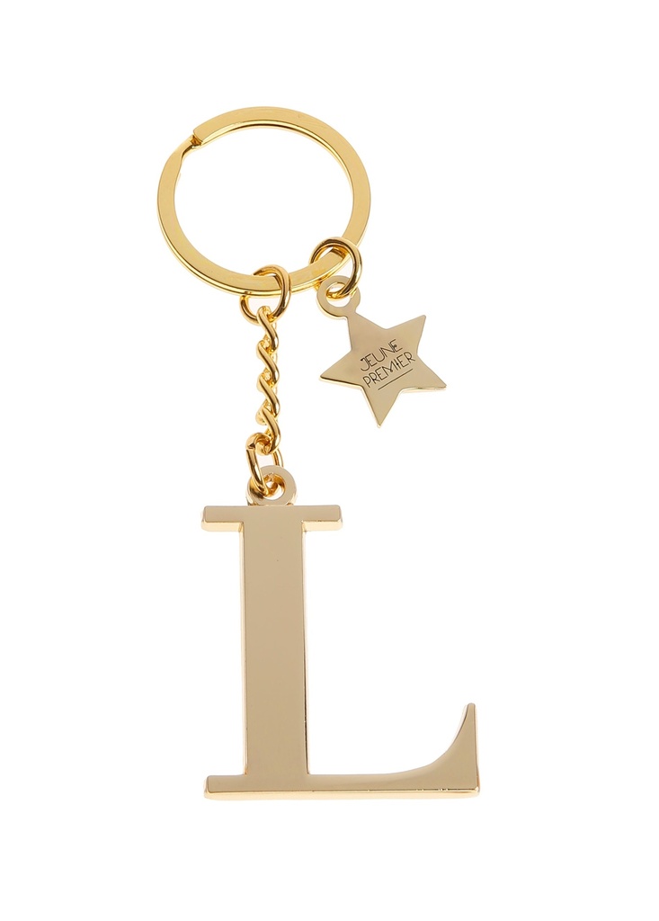 Keychain Letter Gold - L