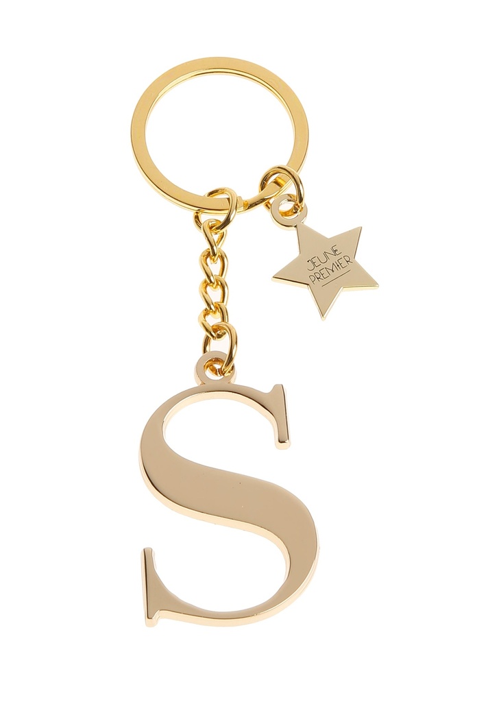 Keychain Letter Gold S